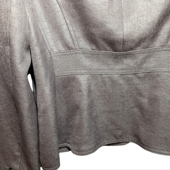 The Limited Women's Metallic Silver Blazer L ✨💼 - Picture 9 of 12